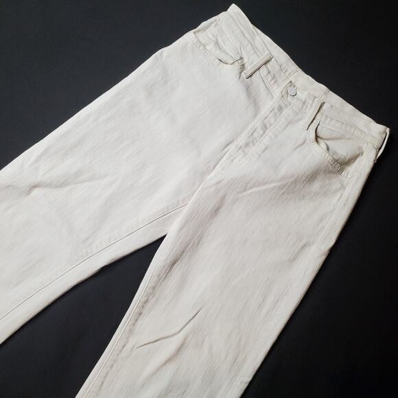 Mother Womens Size 26 The Ditcher Crop Straight Jean Totally Innocent White - Picture 1 of 10